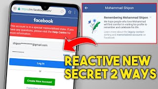 Fake Death Reports  Facebook Remembering Accounts Reactive  Alive Proof Updated Process 2020 [upl. by Aliab499]