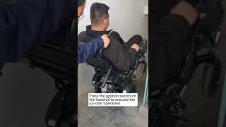 YSE201 Power motor stair climbing wheelchair [upl. by Ahsemak200]