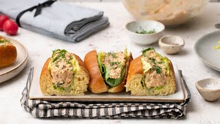 Fresh and Crunchy Crab Salad Sandwich Recipe [upl. by Blasius]