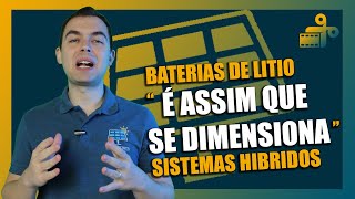 Revelado o calculo de BATERIAS DE LITIO para SISTEMAS HIBRIDOS Solar [upl. by Aranat]