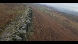 Stanage Edge paragliding October 26th 2024 [upl. by Doraj]