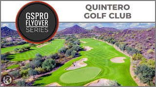 GSPro Course Flyover  Quintero Golf Club  Designed by pakman [upl. by Sofie]