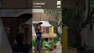 Yurt Customizations – A colonial style overhang with a French twist [upl. by Adolfo]