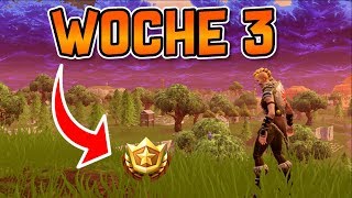 FORTNITE WOCHE 3 SCHATZ  Folge der Schatzkarte aus Flush Factory deutsch [upl. by Enaillil]