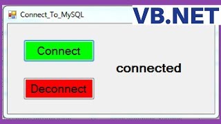 VBNET  How To Connect MySQL Database To Visual Basic Net  with source code [upl. by Sulienroc587]