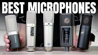 BEST MICROPHONES FOR VOCALS 2023  Neumann Rode Lewitt Warm Audio Shure amp Audio Technica [upl. by Ashley]