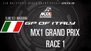 2013 MXGP of Italy MXGP MX1 Race 1  Motocross [upl. by Ecined]