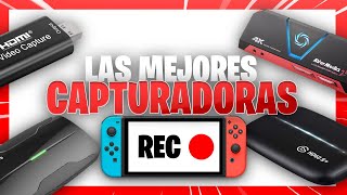 TOP 5 MEJORES CAPTURADORAS para GRABAR 🎥 en NINTENDO SWITCH 🔥 [upl. by Anyahs]