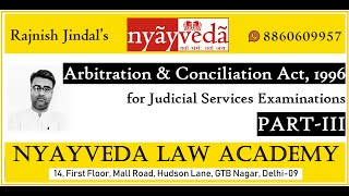 Lecture – 3  Arbitration and Conciliation Act 1996 ADR [upl. by Barrow]