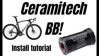 BBInfinite Ceramitech threaded bottom bracket install [upl. by Camp841]