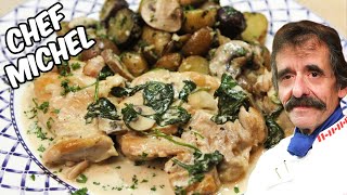 Poulet sauce champignons crémeuse à lail [upl. by Nicholson928]