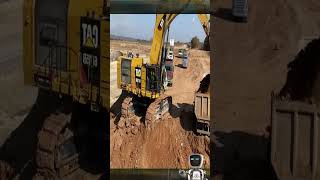 Caterpillar 988F Wheel Loader Loading Marble Blocks On Trucks  Danae Marble Quarry [upl. by Annoda]