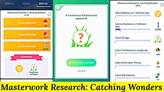 Masterwork Research Catching Wonders Rewards in Pokemon Go  Masterball Special Research May 2024 [upl. by Esli]