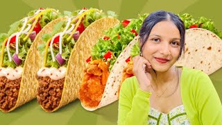 Tacos 🌮 healthy alternative recipe at home🤤 daily vlog [upl. by Kantor126]