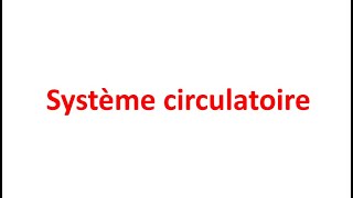 Physiologie Cardiaque  Systeme circulatoire FMPC [upl. by Anaimad]