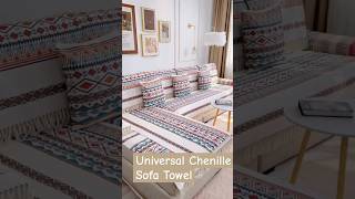 Universal Chenille Sofa Towel AllSeason Comfort mattresscoversheetuniversalsofacover protector [upl. by Atalaya]