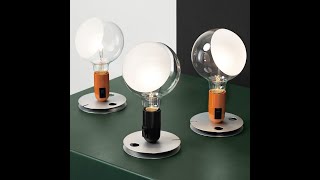 Lampadina Table Lamp 1972 by Achille Castiglioni for Flos [upl. by Analem]