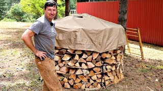 Stacking Cordwood The Proper Way [upl. by Aros639]