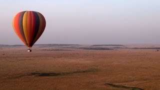 Kenya Hot air balloon safari over Masai Mara [upl. by Eiramadnil]