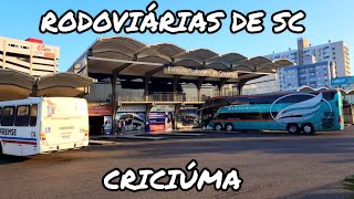 RODOVIÁRIA DE CRICIÚMASC  TODAS AS EMPRESAS E LINHAS INTERESTADUAIS E INTERMUNICIPAIS [upl. by Katonah]