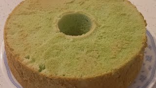 Pandan chiffon cake [upl. by Emalee]