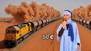 20 Hours in World’s Worst Train in Sahara Desert 🇲🇷 [upl. by Tirrag]