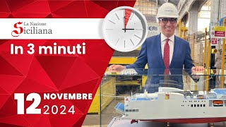 “IN TRE MINUTI” NOTIZIARIO DEL 12 NOVEMBRE 2024 [upl. by Noedig566]