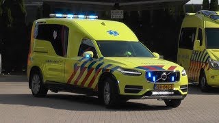 Showtje Nilsson Volvo Ambulance 03101 UMCG Ambulancezorg in Assen [upl. by Ardnasirhc]