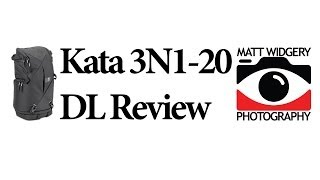 KATA 3N120 DL camera bag review [upl. by Ailehc]