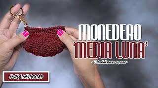 MONEDEROS TEJIDOS A CROCHET CON CIERRE 👛 [upl. by Nooj]