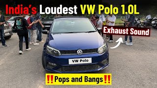 Loudest Volkswagen Polo 10L TSI  Pops and Bangs  Volkswagen Polo Modified [upl. by Jedediah557]