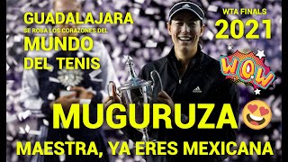 MUGURUZA ES CAMPEONA DE LAS WTA FINALS HACE HISTORIA Y MÉXICO BRILLA CON LA ORGANIZACIÓN DEL EVENTO [upl. by Jordanna]