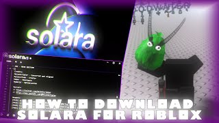 Roblox Showcase How to use Solara in 2024 ScriptsExploits Tutorial [upl. by Garwood]