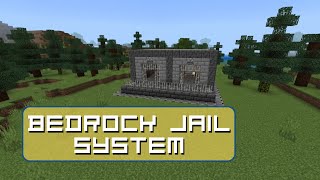 How to Make a Working Prison Cell For a Realm or Server  Bedrock Edition [upl. by Eceinehs]