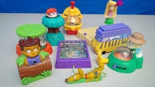 RUGRATS GO WILD THE MOVIE 2003 BURGER KING MEAL COLLECTION VIDEO REVIEW [upl. by Hodges]