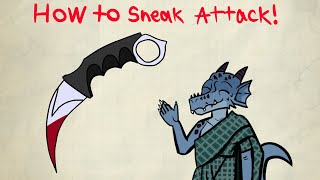 How to Rogue  Dnd 5e Basic guide to Sneak attack [upl. by Hplodnar]