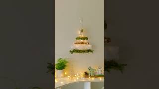 Ikea Hack Weihnachtsbaum Deko für die Wand mit LUSTIGT Regal christmas holidayswithyoutube ikea [upl. by Hillie]