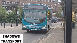 Kickdown Arriva Herts amp Essex VDL Wright Pulsar 3756 YJ08DZF on service 10 [upl. by Sirred681]