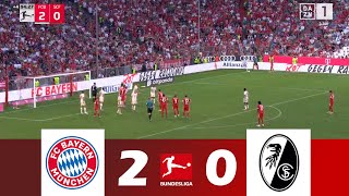 FC Bayern München gegen SC Freiburg 20  Bundesliga 202425  Spielen Höhepunkte [upl. by Torray]