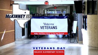 Veterans Day Celebration at Walker Elementary [upl. by Ermin8]