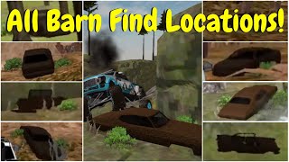 Offroad Outlaws  All 13 Secret Barn Find Locations Latest Update [upl. by Aihk]