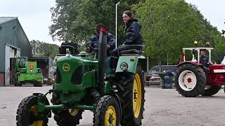 Tractors parade after Historic Tractor Show Panningen 2023 organized by HMT KLEP [upl. by Tempest]