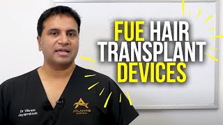 FUE Hair Transplant Surgery ARTAS vs HandHeld FUE Devices [upl. by Santoro]