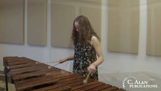 Tango from quotSuite Marimbaquot for 12 players on 1 marimba  Josh Gottry [upl. by Ardnossak]