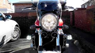 Bikevis Cree LED daylight running lights on Honda CB1300MOV [upl. by Bolme]