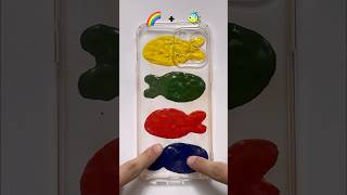 Rainbow Fish🌈🐠 satisfying fish rainbow oddlysatisfying art iphone rainbowcolors smash diy [upl. by Yralam]