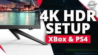 TCL 55R61755R615 4K HDR Setup Xbox One X amp PS4 Pro [upl. by Finn120]