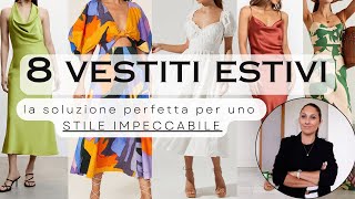 8 VESTITI ESTIVI DI TENDENZA da mettere in valigia per affrontare il caldo con STILE  Isabella Emme [upl. by Ehc]