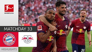 UNBELIEVABLE RB Tears Bayern Down  Bayern  Leipzig 13  Highlights  MD 33 – Bundesliga 2223 [upl. by Camilo597]