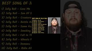 Jelly Roll  Greatest Spotify Playlist 2024 Top 10 Popular Songs [upl. by Constancia]